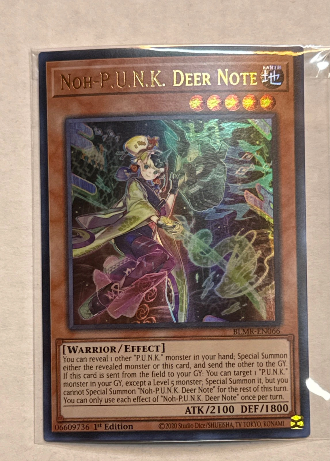 Noh-P.U.N.K. Deer Note - Battles of Legend: Monstrous Revenge #BLMR-EN066