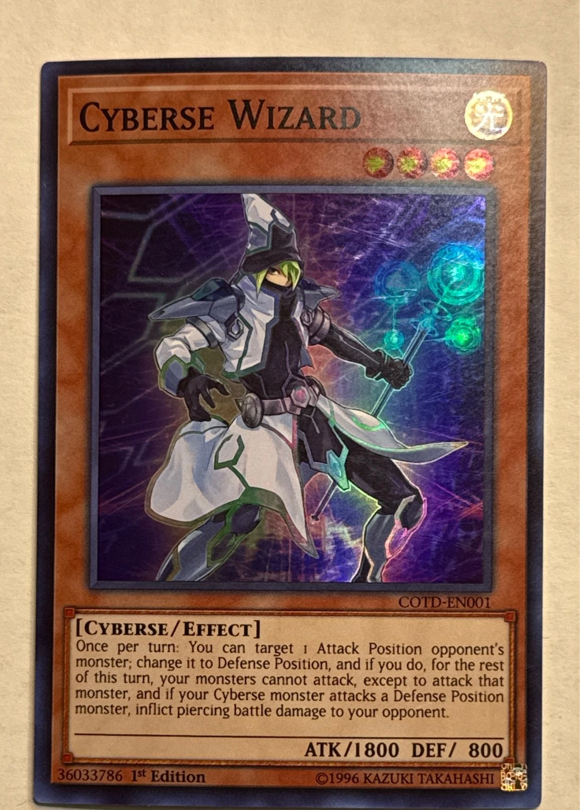 Cyberse Wizard - Code of the Duelist #COTD-EN001