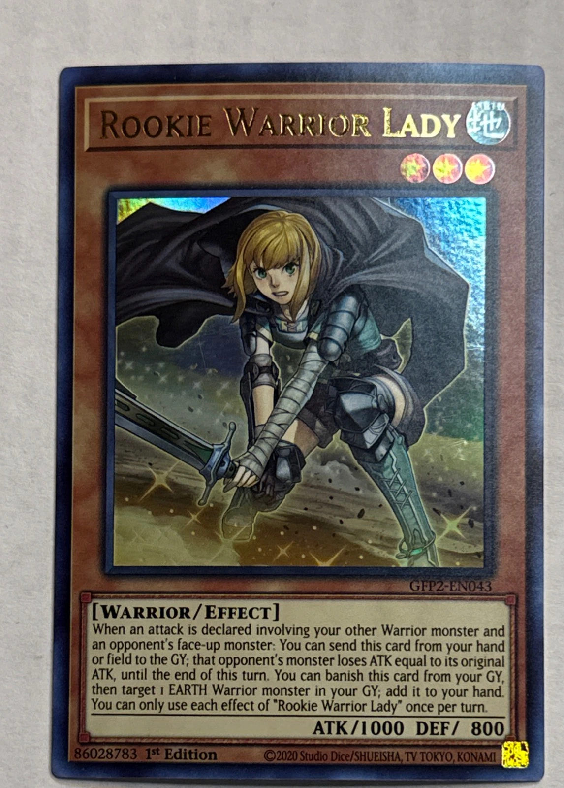 Rookie Warrior Lady - Ghosts From the Past: The 2nd Haunting #GFP2-EN043