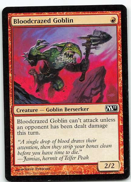 Bloodcrazed Goblin - Magic 2011 #125/249