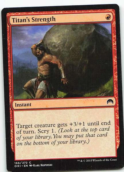 Titan's Strength - Magic Origins #166/272