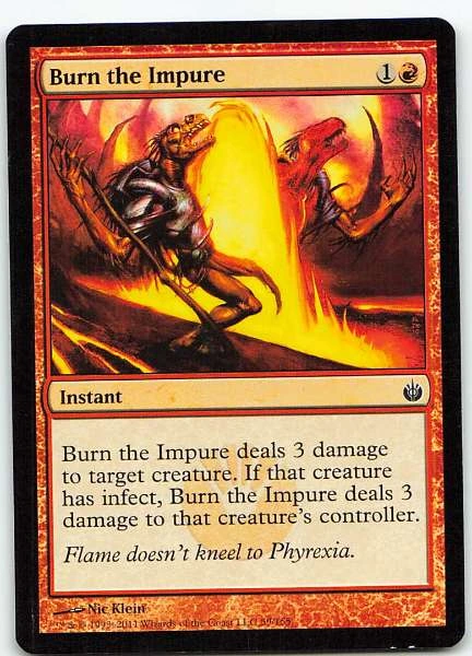 Burn the Impure - Mirrodin Besieged #59/155