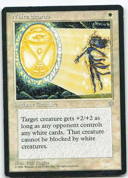 White Scarab