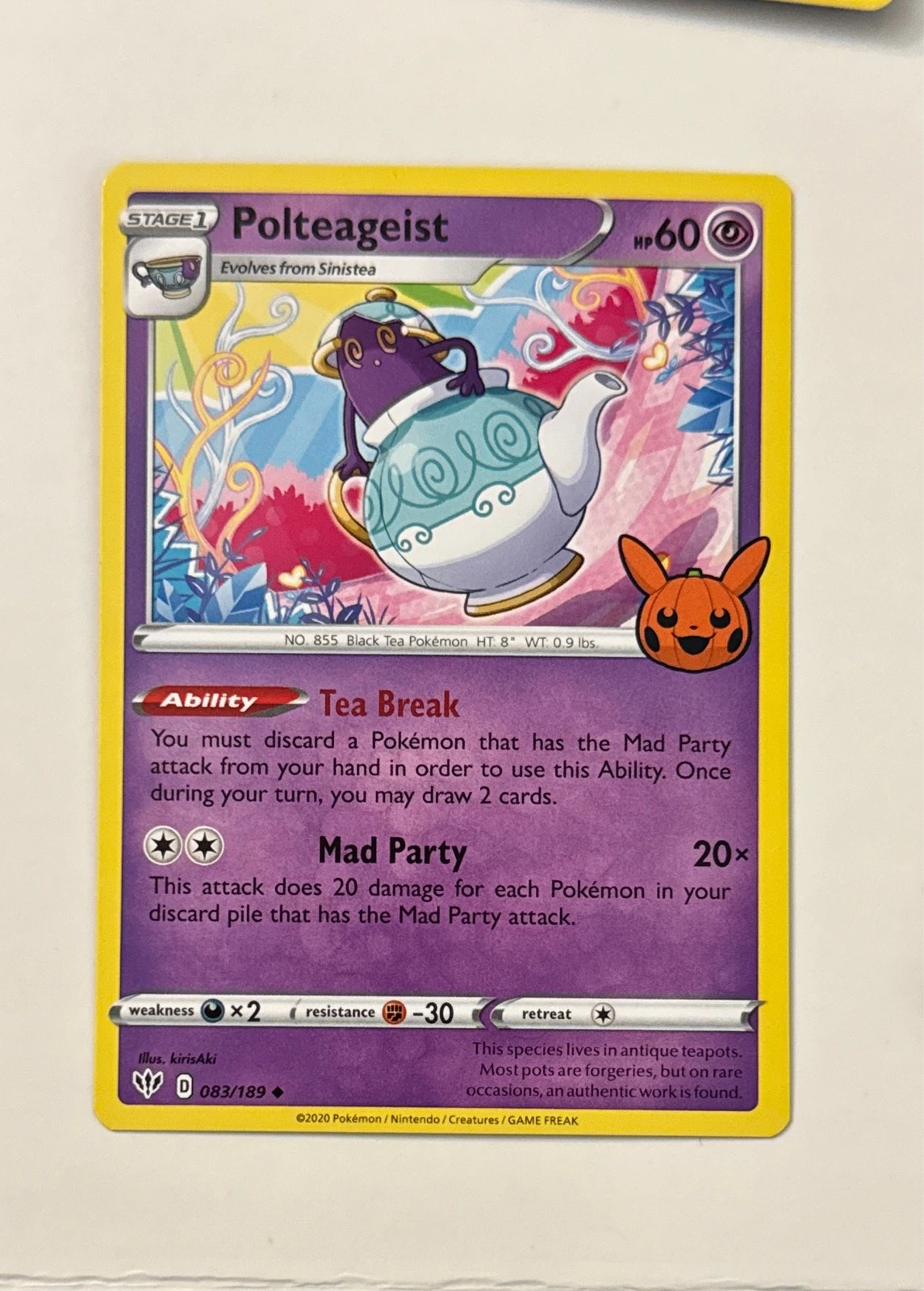 Polteageist - Sword & Shield—Vivid Voltage #083/189