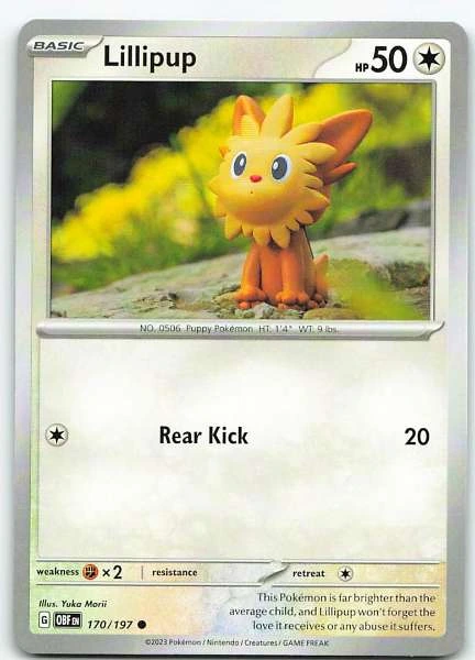 Lillipup - Obsidian Flames #170/197