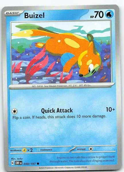 Buizel - Obsidian Flames #048/197