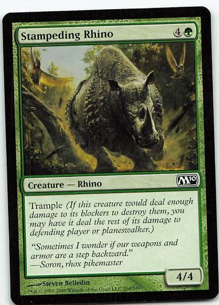 Stampeding Rhino - Magic 2010 #204/249