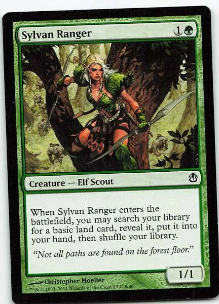 Sylvan Ranger - Duel Decks: Ajani vs. Nicol Bolas #8/80