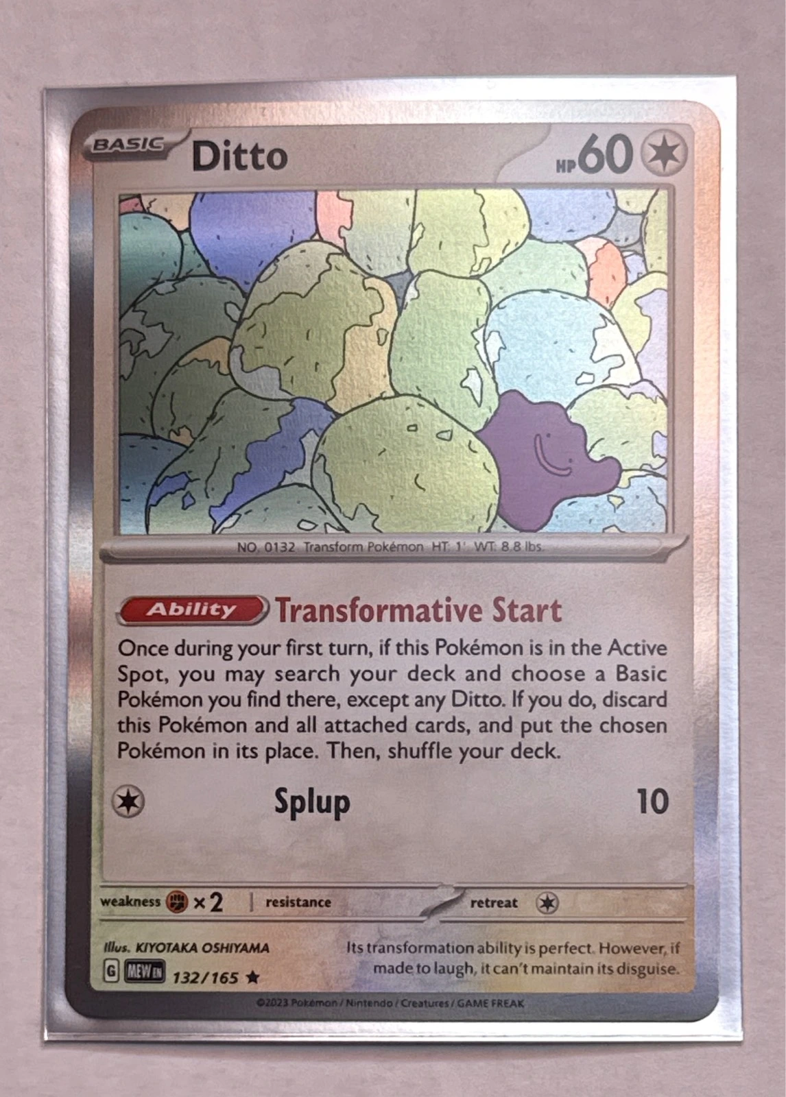 Ditto - Pokémon 151 #132/165