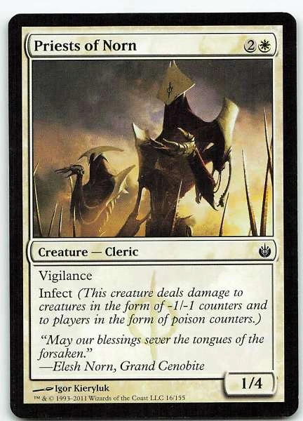 Priests of Norn - Mirrodin Besieged #16/155