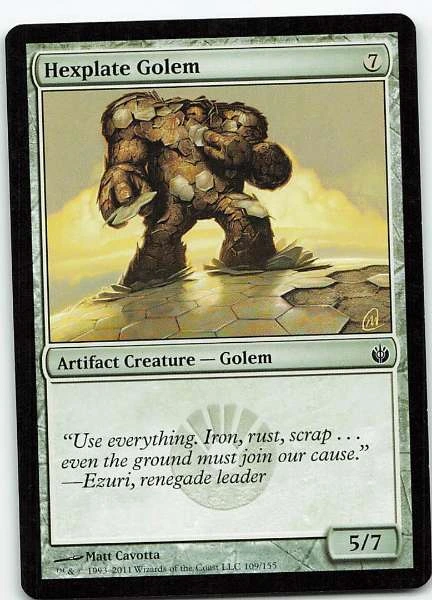 Hexplate Golem - Mirrodin Besieged #109/155
