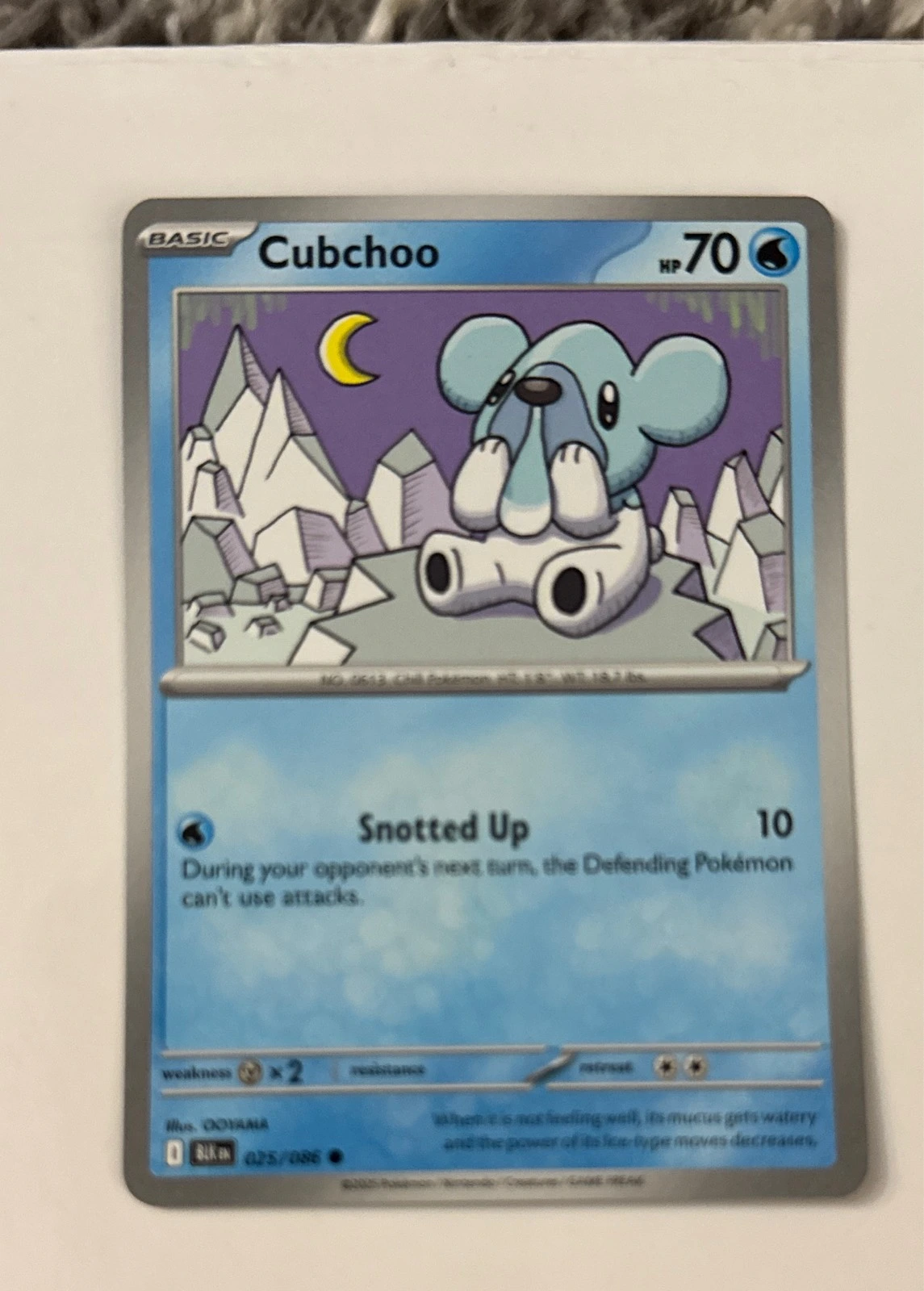 Cubchoo - Black & White #025/114