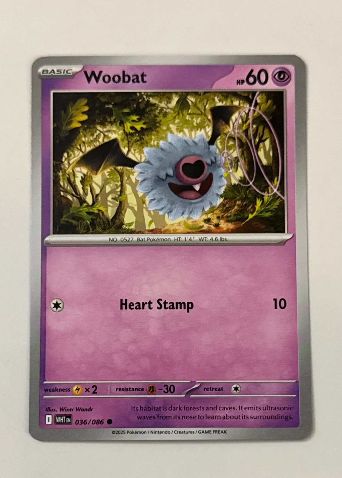 Woobat - Stellar Crown #036/086