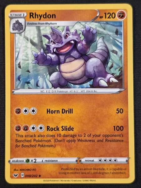 Rhydon - Sword & Shield Base Set #098/202