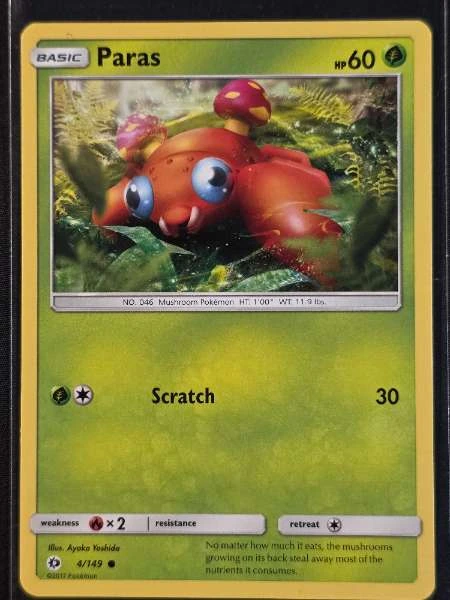 Paras - Sun & Moon Base Set #4/149