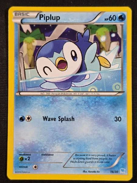Piplup - XY Trainer Kit: Pikachu Libre & Suicune #16/30