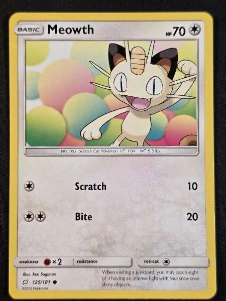 Meowth - Team Up #125/181