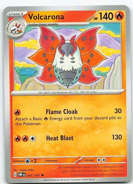 Volcarona - Obsidian Flames #041/197