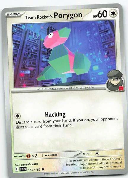Team Rocket's Porygon - Destined Rivals #153/182