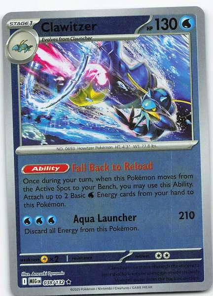 Clawitzer - XY #038/132