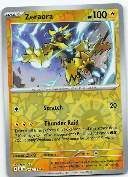 Zeraora - Destined Rivals #078/182
