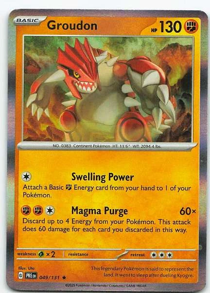 Groudon - Prismatic Evolutions #049/131