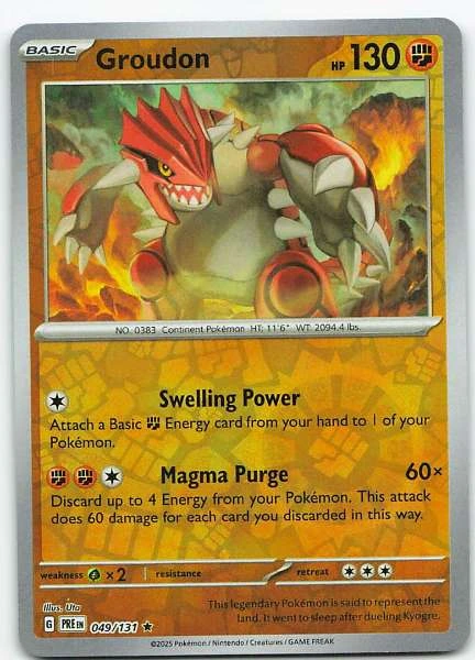 Groudon - Prismatic Evolutions #049/131