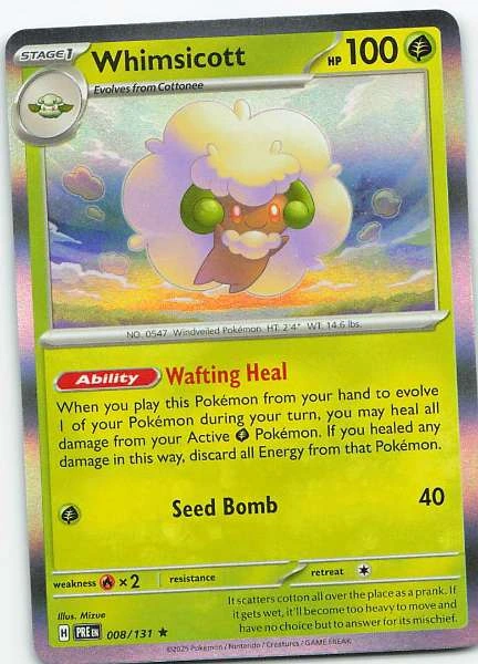 Whimsicott - Prismatic Evolutions #008/131