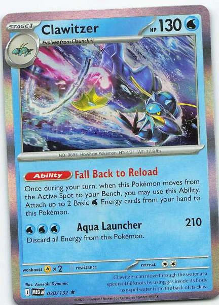 Clawitzer - XY #038/132