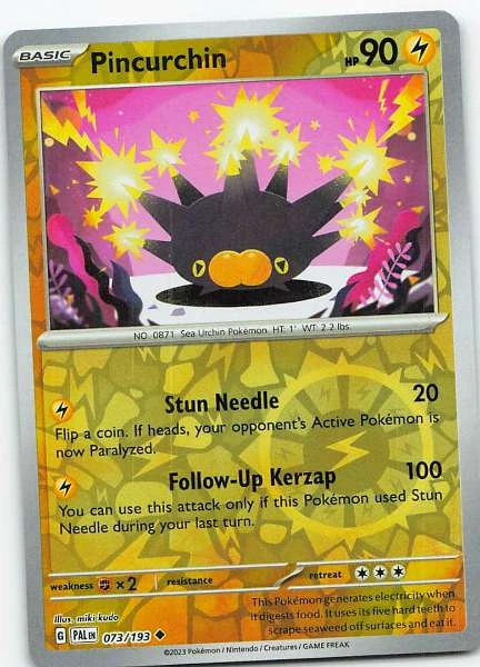 Pincurchin - Paldea Evolved #073/193