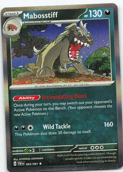 Mabosstiff - Paldean Fates #063/091