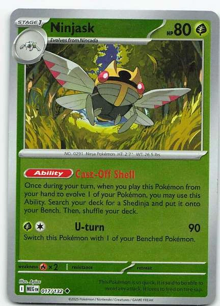 Ninjask - Mega Evolution #017/132