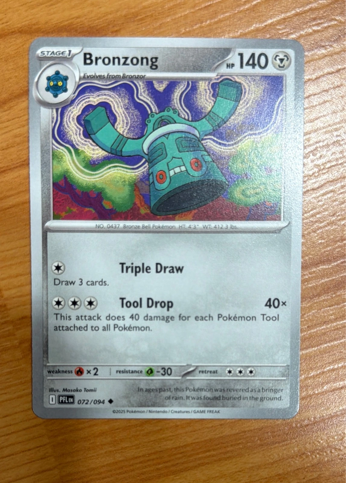 Bronzong - Prismatic Evolutions #072/094