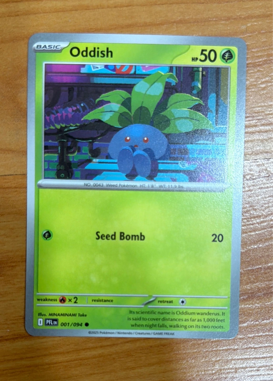 Oddish - Prismatic Evolutions #001/094