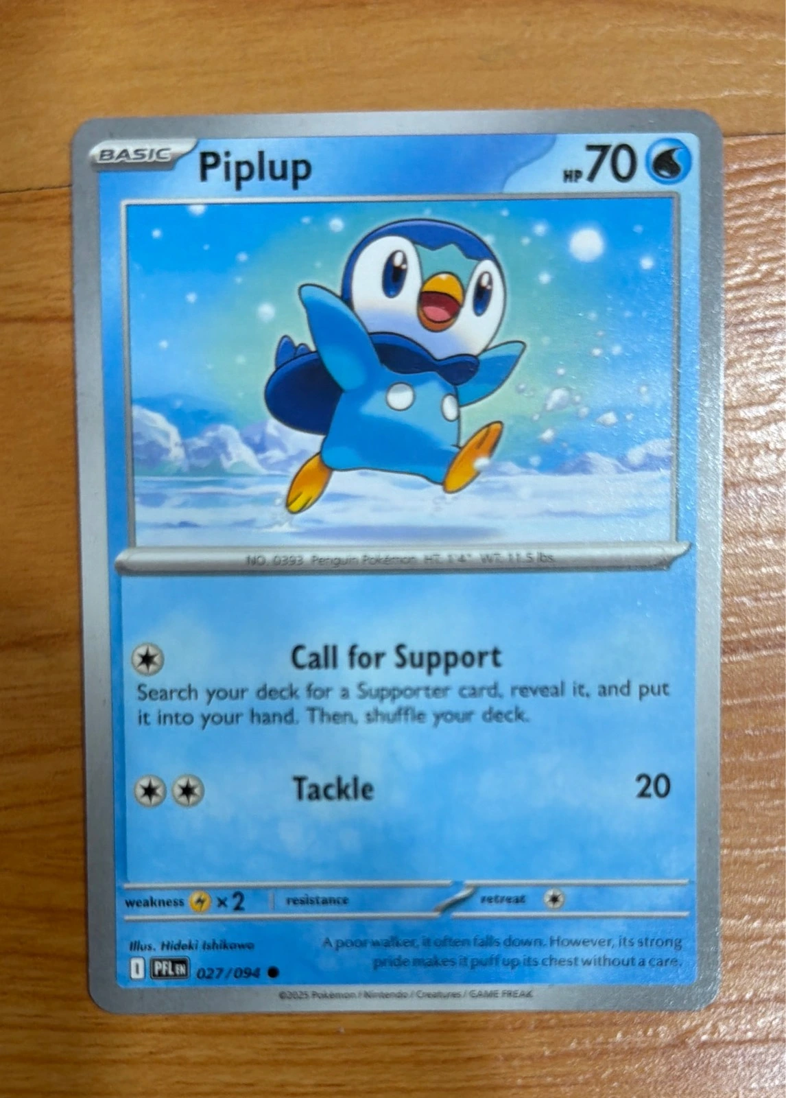Piplup - Pokémon Trading Card Game Classic #027/094