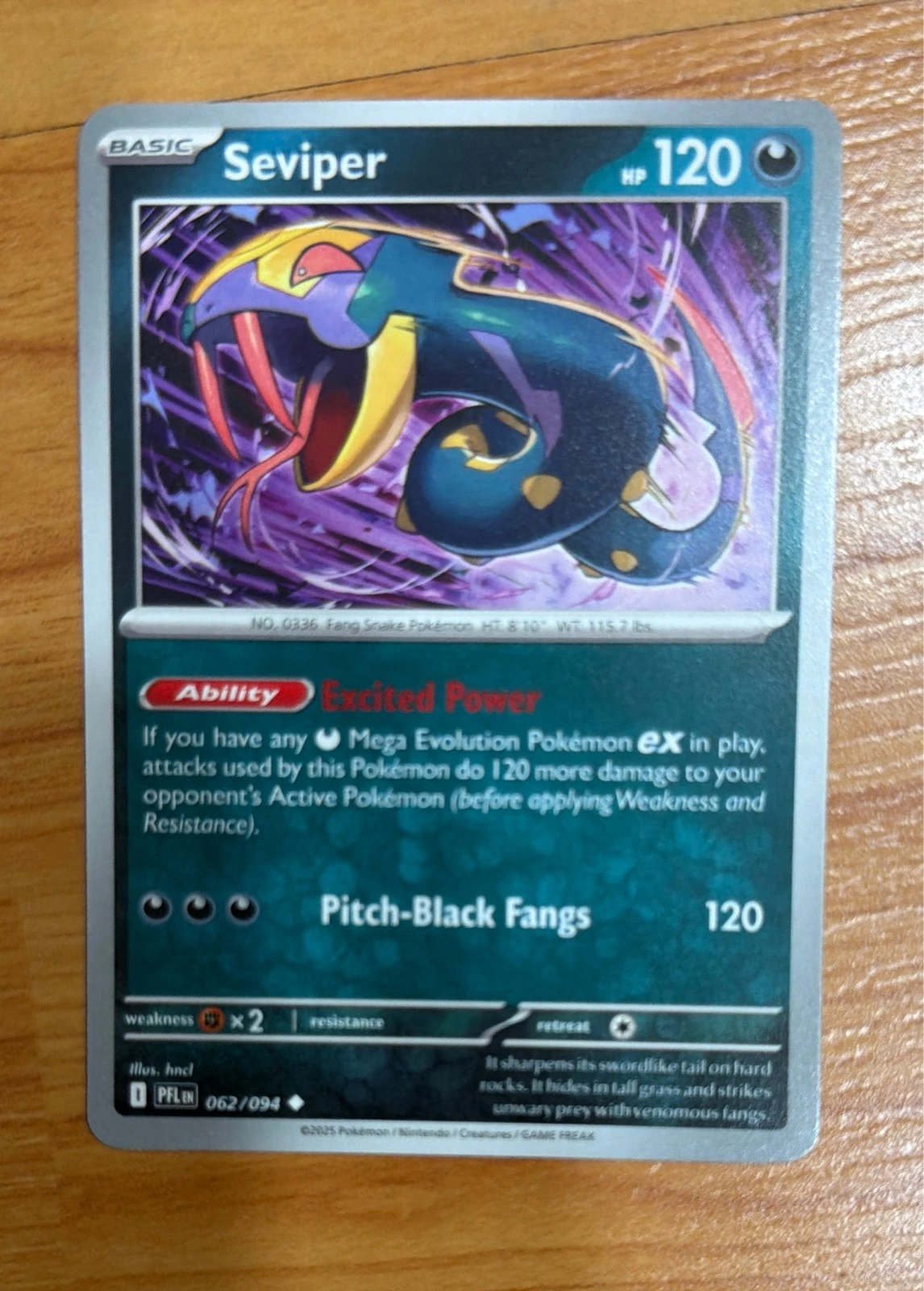 Seviper - Primal Clash #062/094