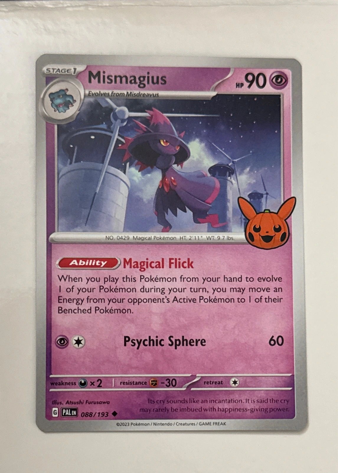 Mismagius - Scarlet & Violet: Paldea Evolved #088/193