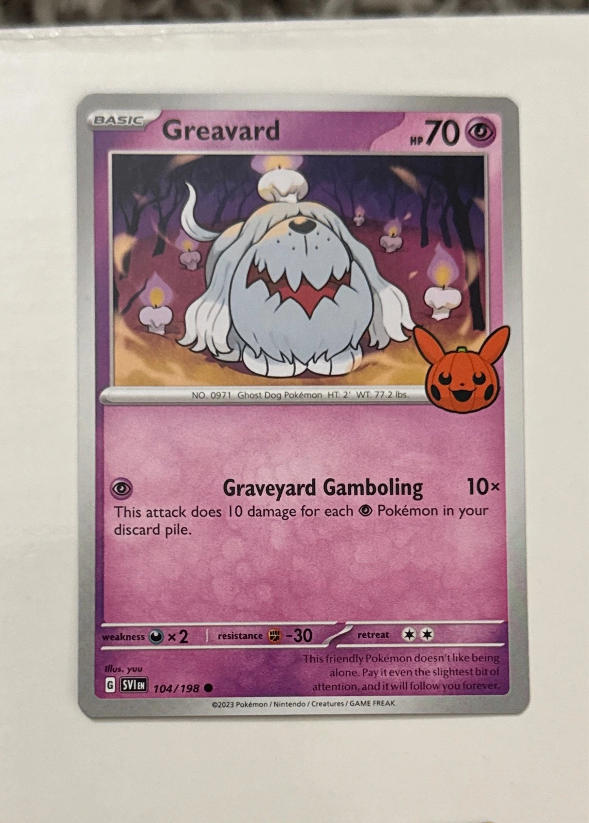 Greavard - Scarlet & Violet #104/198