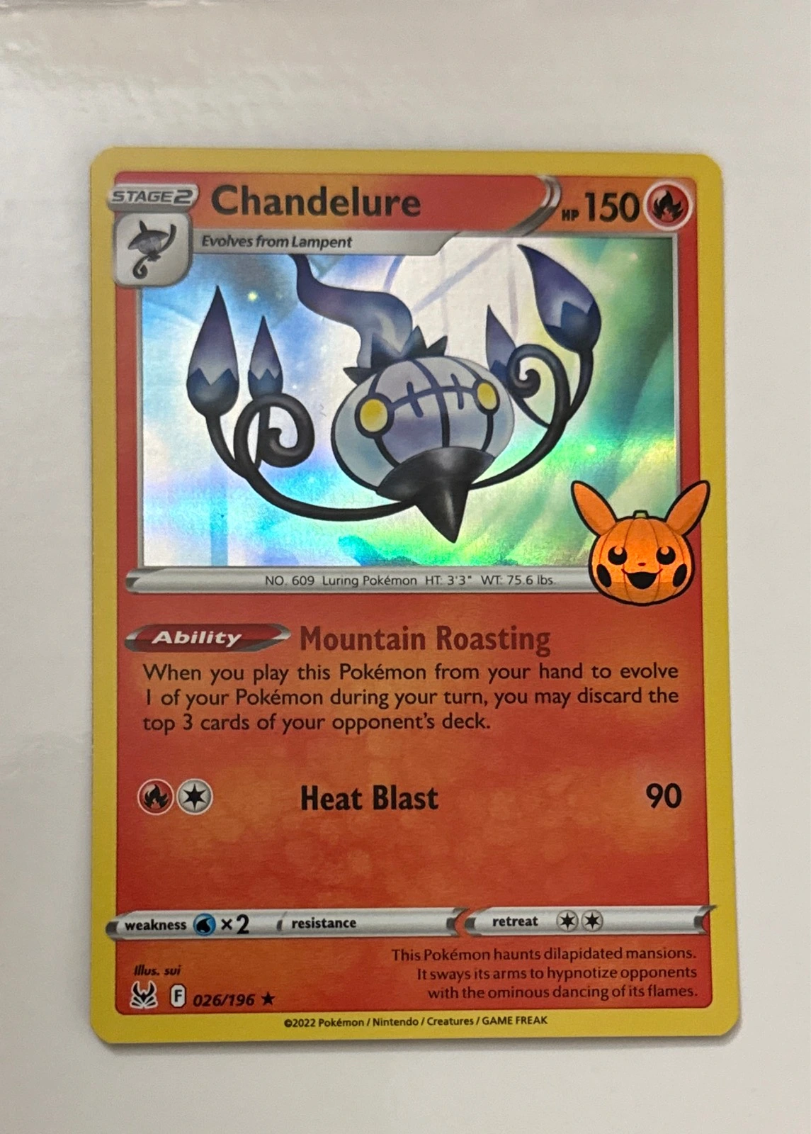 Chandelure - Pokémon Trick or Trade BOOster Bundle #026/196