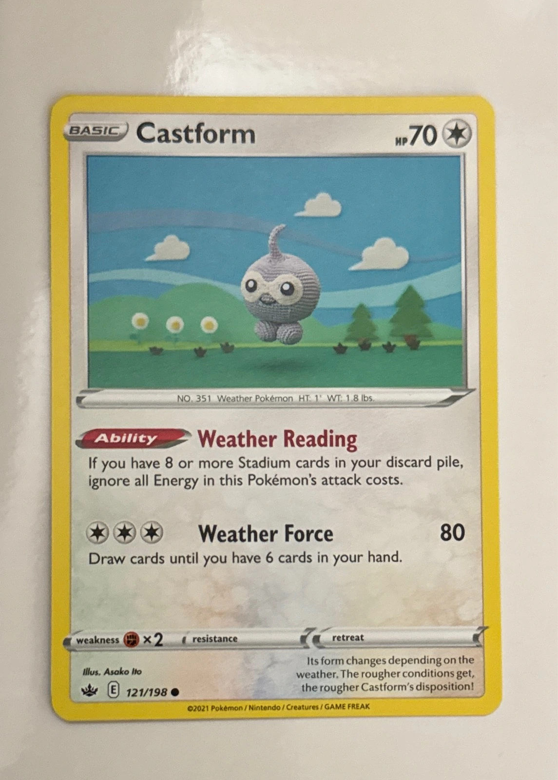 Castform - Chilling Reign #121/198