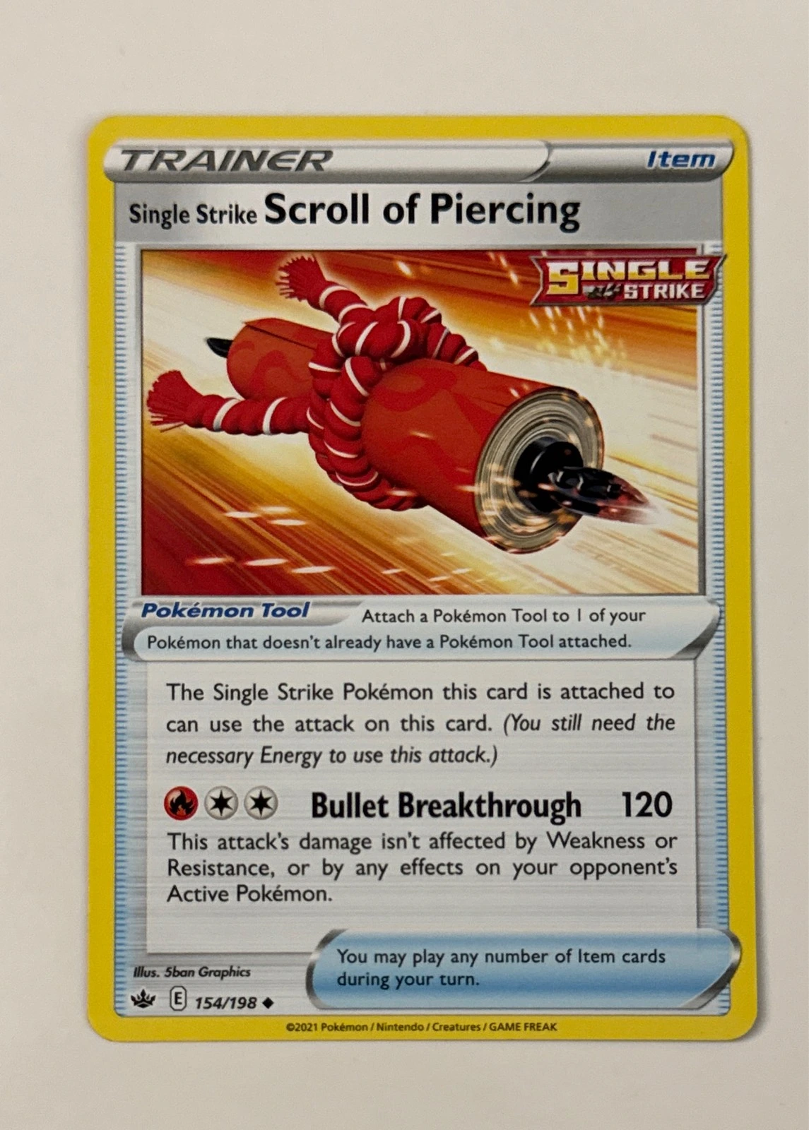 Single Strike Scroll of Piercing - Chilling Reign #154/198