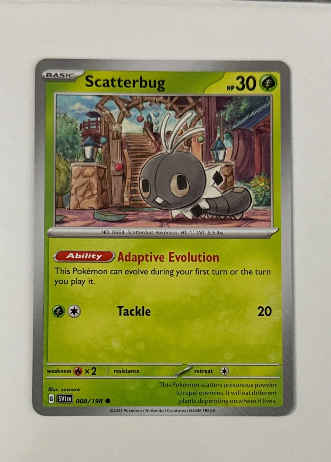 Scatterbug - Scarlet & Violet #008/198