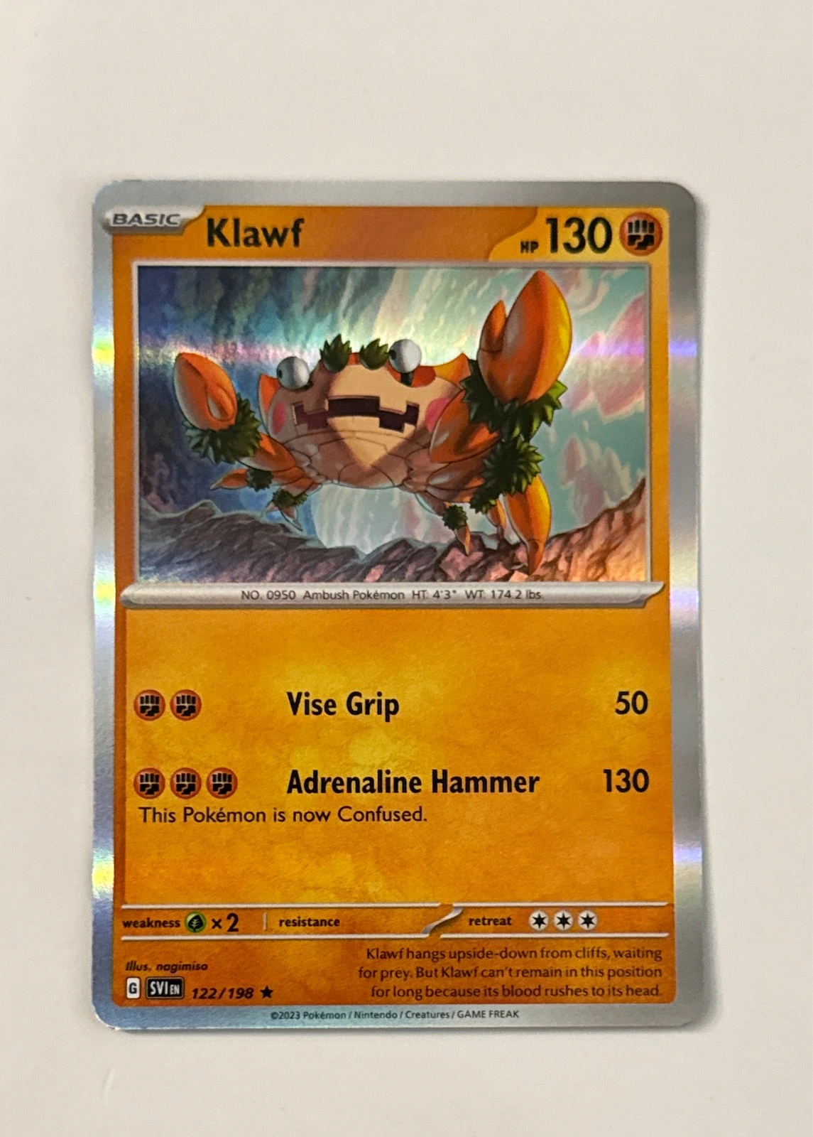 Klawf - Scarlet & Violet #122/198