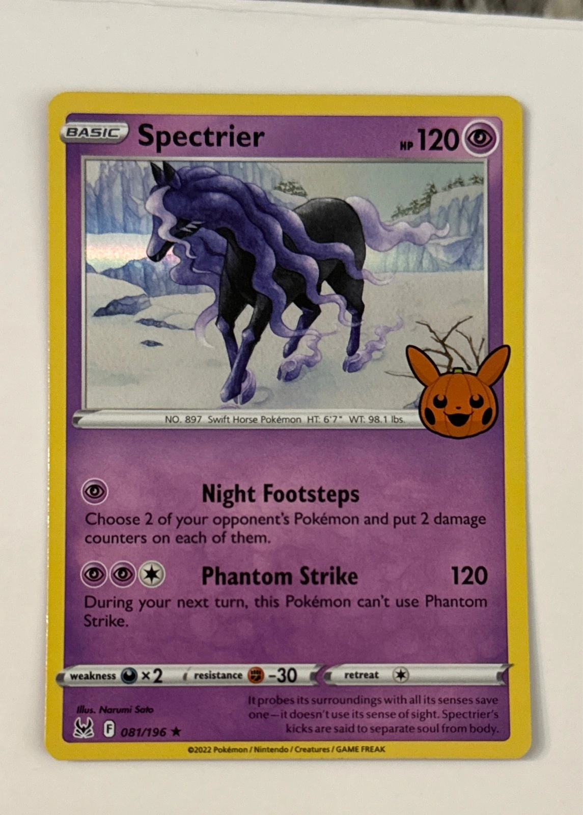 Spectrier - Pokémon Trading Card Game: Trick or Trade BOOster Bundle #081/196