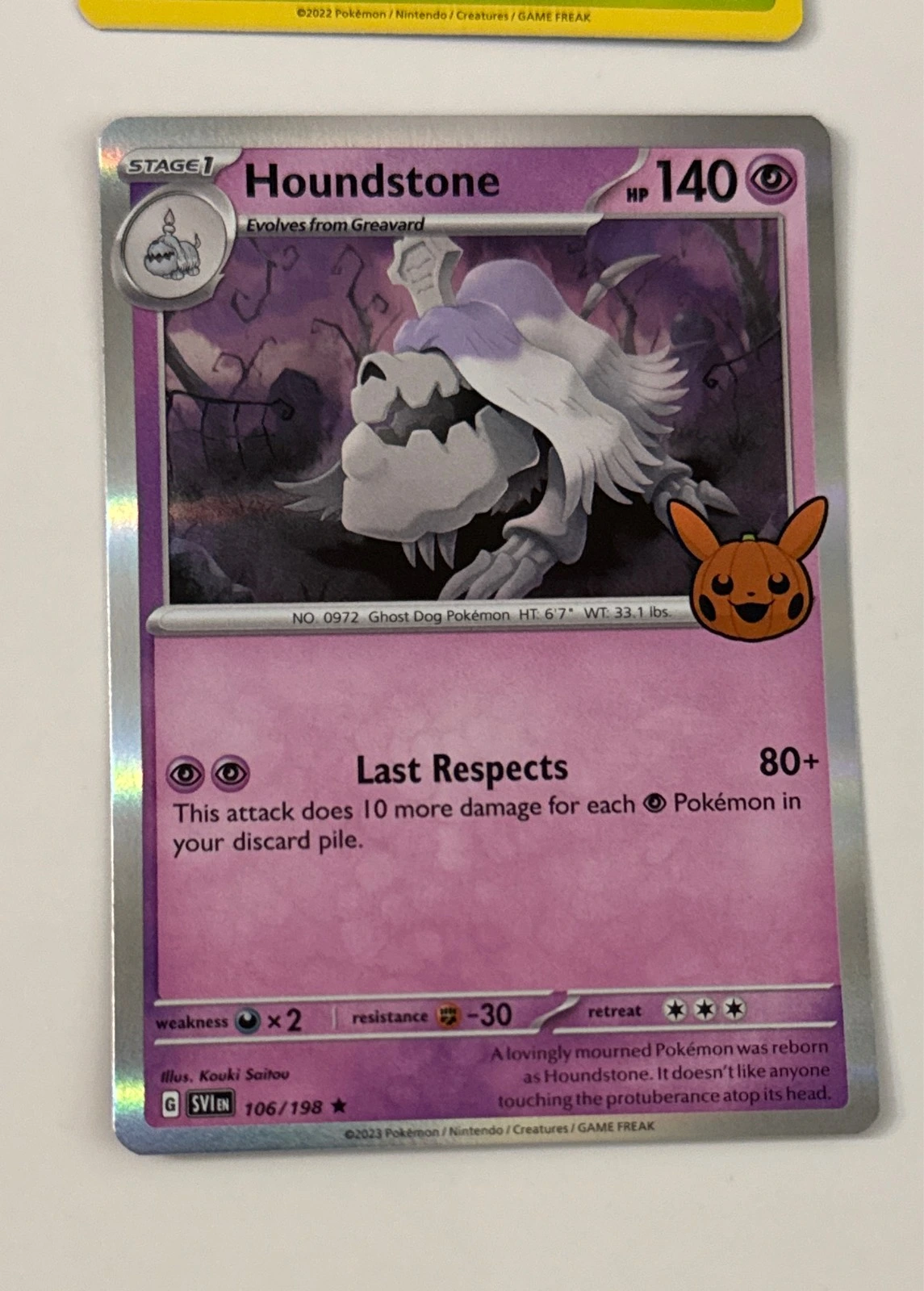 Houndstone - Scarlet & Violet #106/198