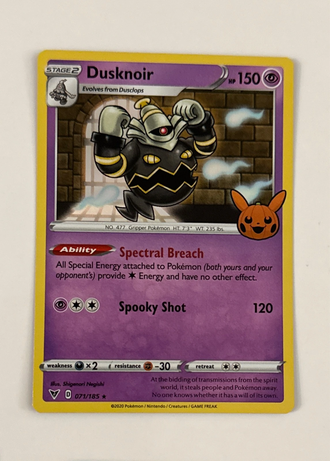 Dusknoir - Vivid Voltage #071/185