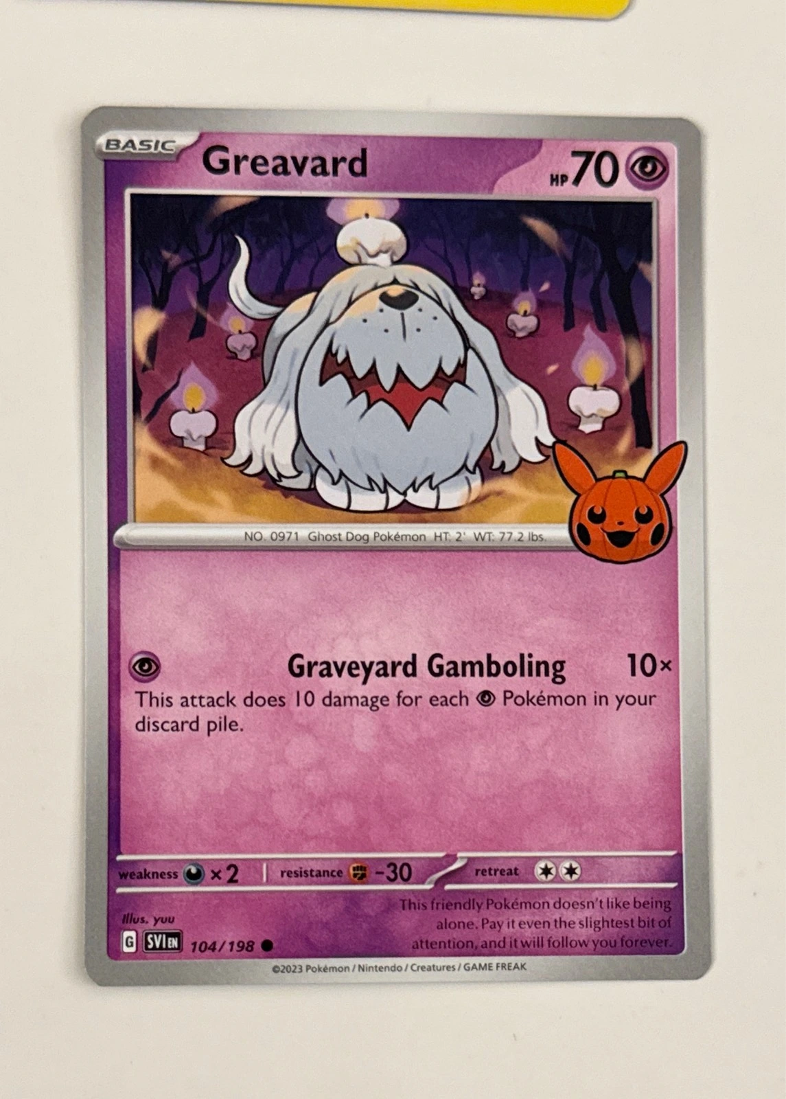 Greavard - Scarlet & Violet #104/198