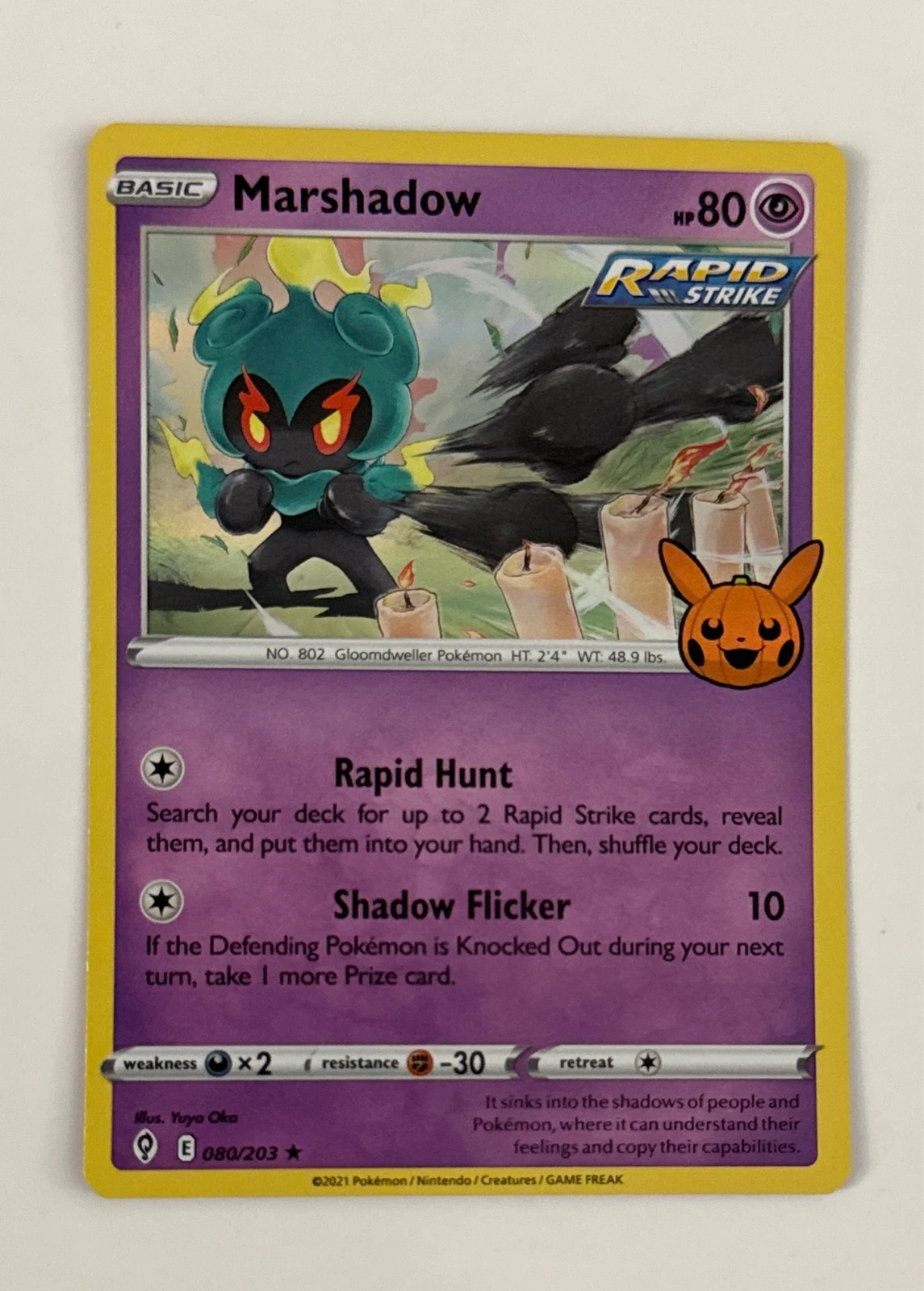 Marshadow - Pokémon Trading Card Game: Trick or Trade BOOster Bundle #080/203