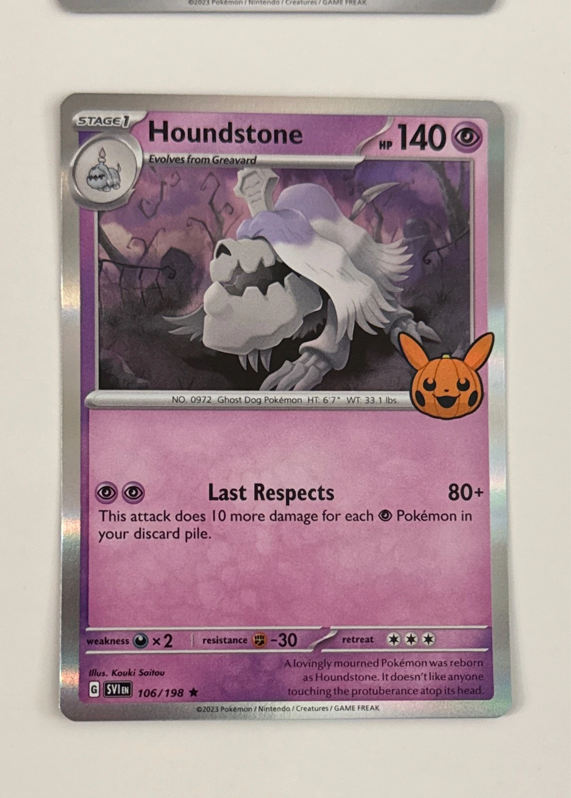 Houndstone - Scarlet & Violet #106/198