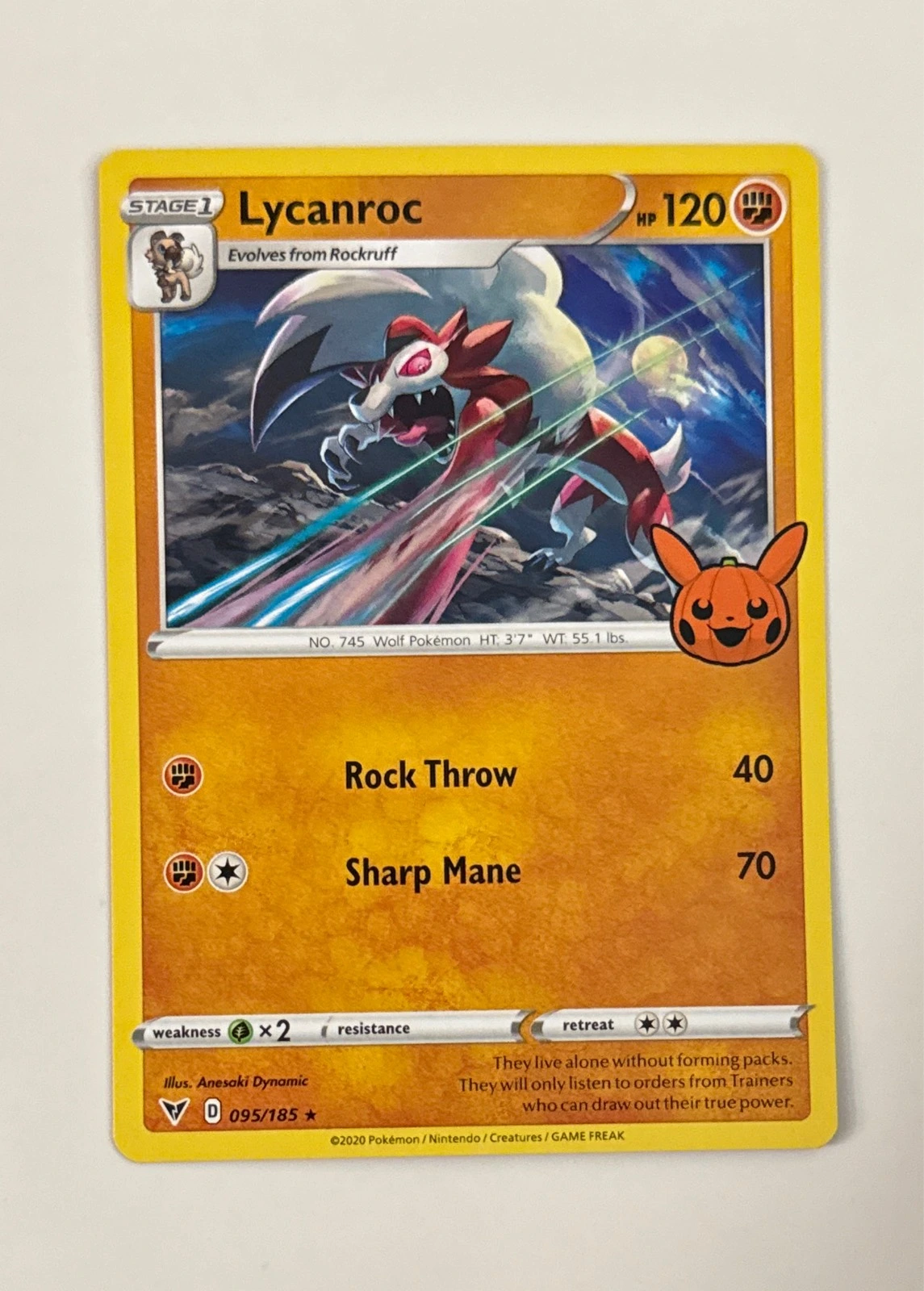 Lycanroc - Vivid Voltage #095/185